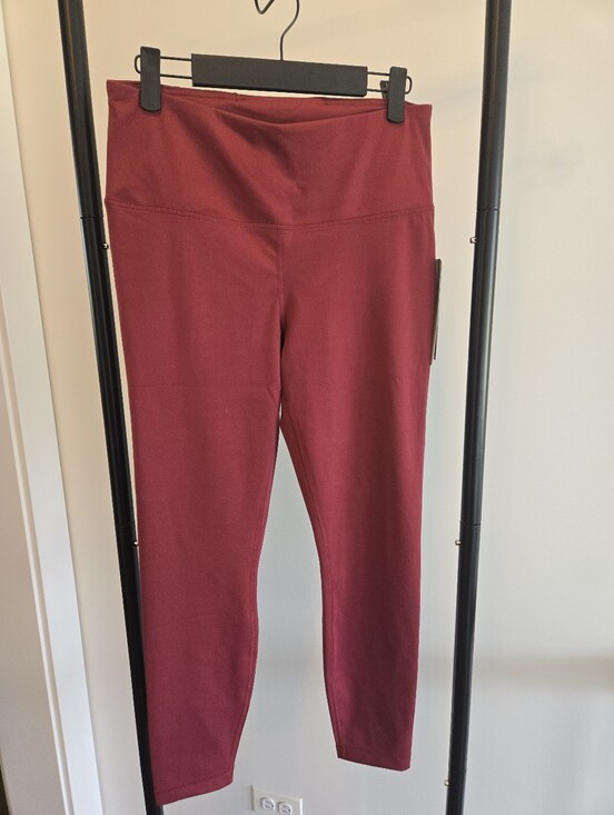 Yogalicious Pants - Yogalicious Lux High Waisted Leggings Burnt Raspberry NWT Size Large Women